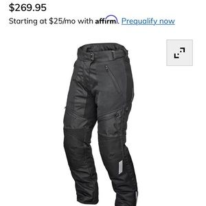 NWT First Gear womens motorcycle pants